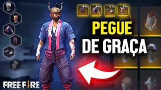 COMO PEGAR O PRIMEIRO PASSE DE ELITE DE GRAÇA NO FREE FIRE POR TEMPO LIMITADO