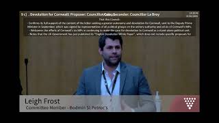 Devolution Speech at Full Council 21/01/2025