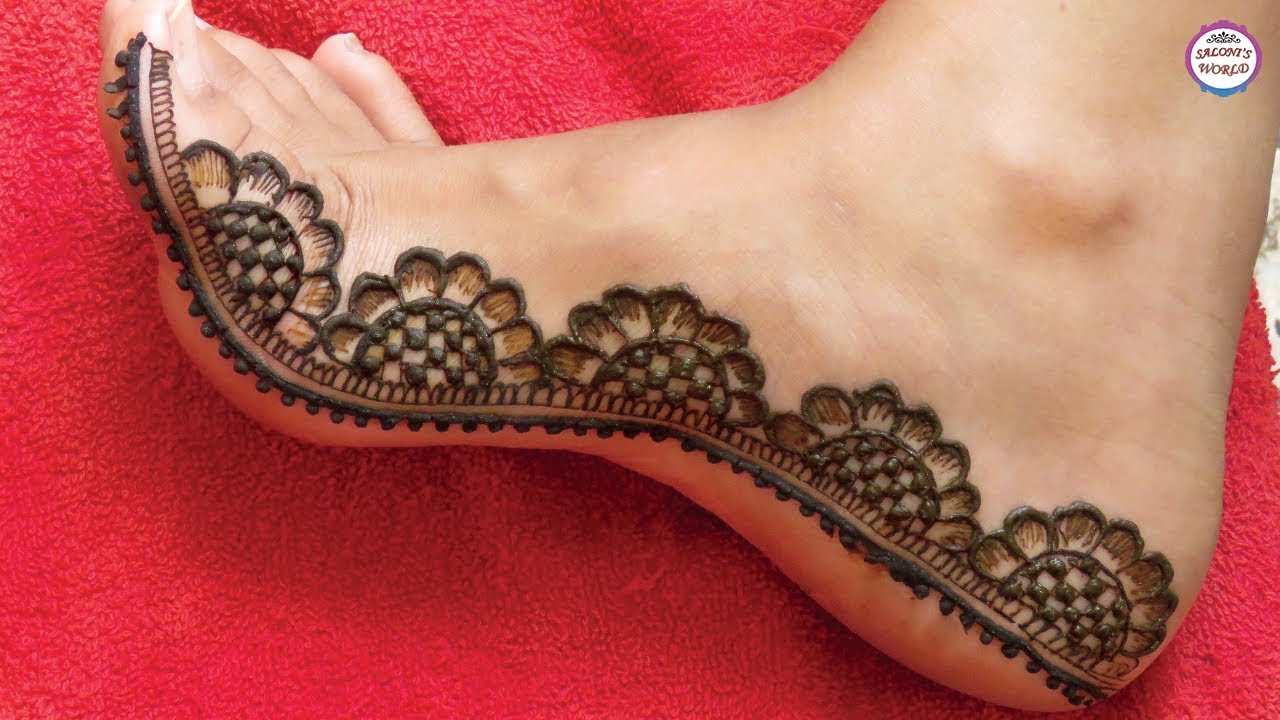 Mehndi Designs for Legs 2019