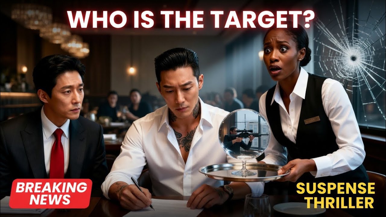 Black Waitress Sees The Sniper’s Reflection While Serving The Korean Delegation