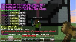The Gaming Debate Minecraft Server Tutorial - How to use the Bukkit Plugin Residence - Ep02