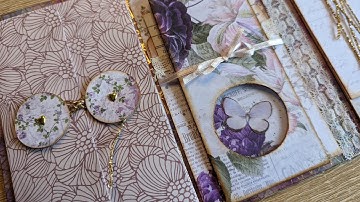 💜✨ Building The Junk Journal Lapbook Folio ~ Pt 5 ✨💜 Junk Journal Ideas