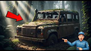 “90% Rusted Land Rover Defender Pulled From the Jungle – Full Restoration!” (Land Rover Defender 90)