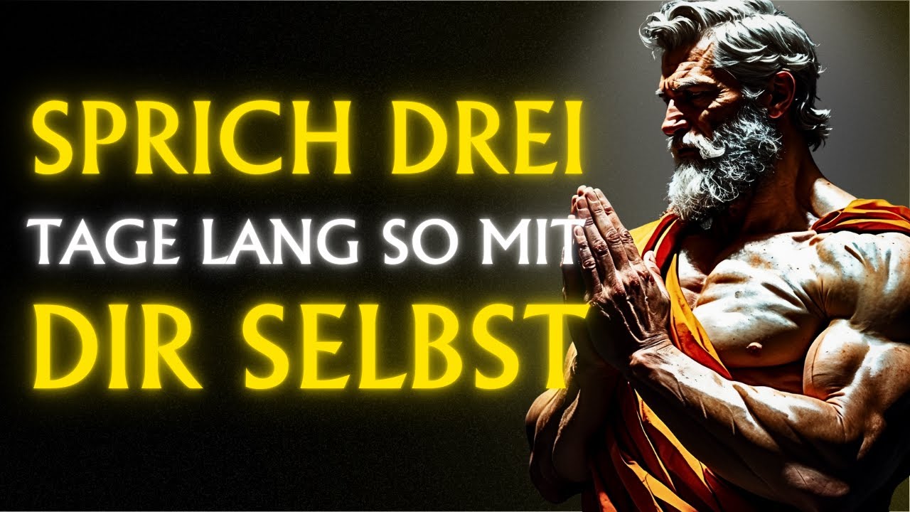 DENKE 3 TAGE WIE EIN STOIKER – UND DU WIRST DICH ANDERS FÜHLEN