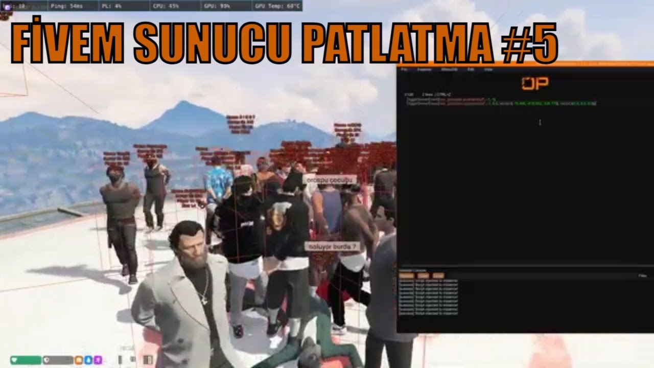 FİVEM SUNUCU PATLATMA #5 | 2'Lİ PATLATMA +140 PLAYER