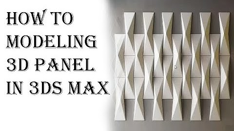 How to modeling 3D Panel Calipso Lux Ruby Piramide in 3dsMax /3D Panel Modelləmə-Xaqani Ahmedov