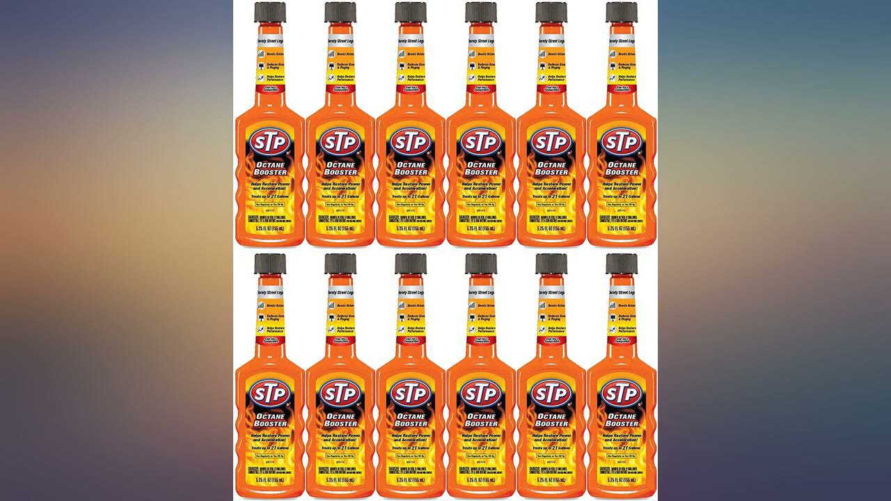 STP Octane Booster, Fuel Intake System Cleaner, Bottles, 5.25 Fl Oz