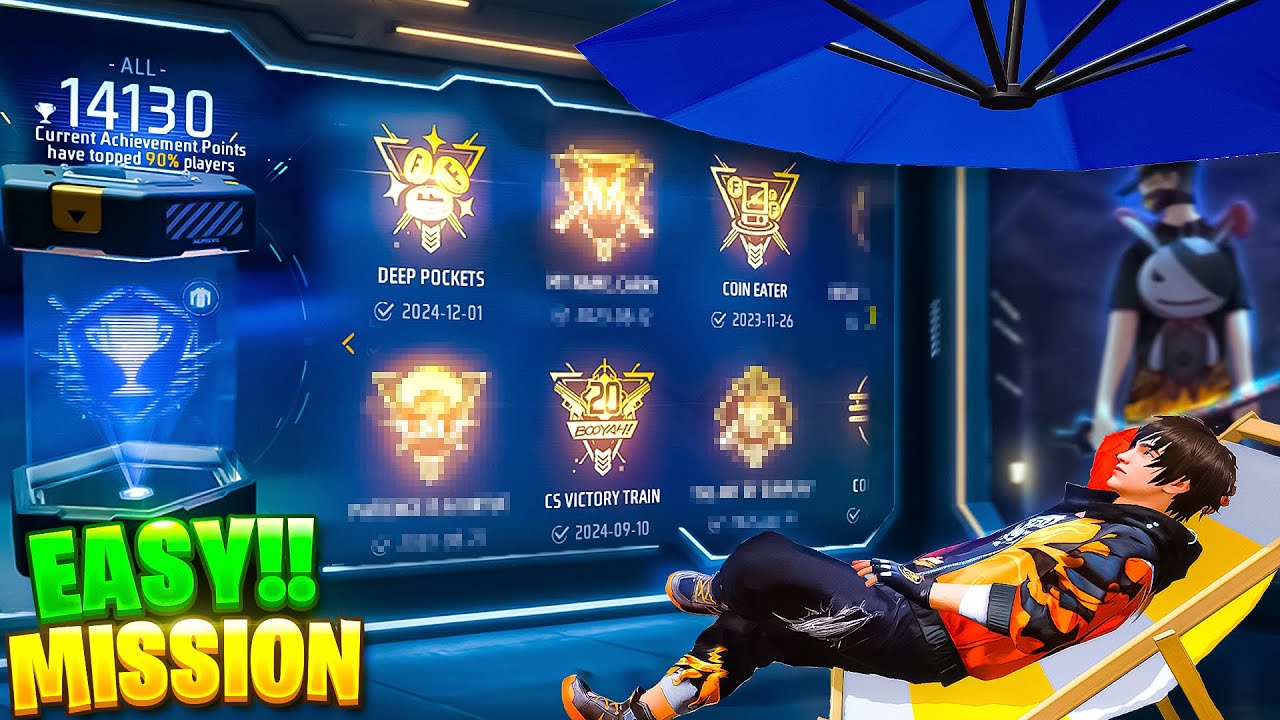 Free Fire Top 5 Easy Achievement Mission | 2026 New Trick 💯| Free Emote
