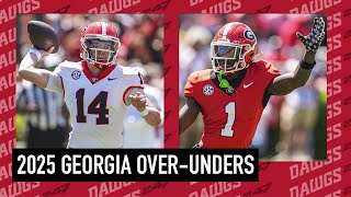 Latest from Georgia Preseason Practice + 2025 Over-Unders