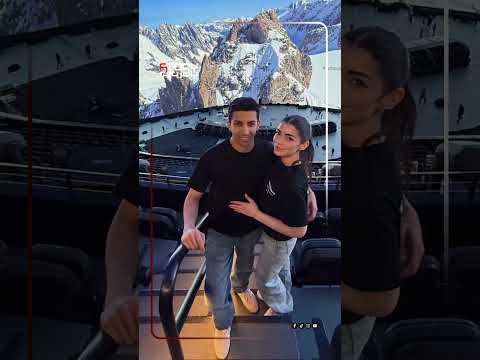 في أجواء كلها رومانسية وحب هشام جمال احتفل بعيد ميلاد ليلى زاهر بطريقتهم الخاصة