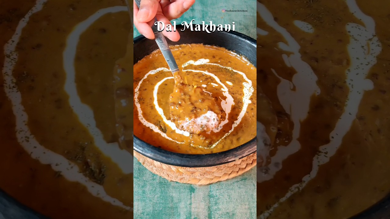 Dhaba Style Dal Makhani Recipe ❤️ | Yashaswi's Kitchen #shorts #dalmakhani #viral #trending