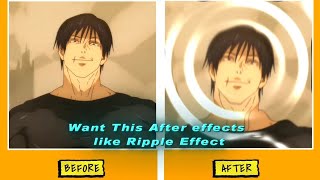 How to Make After effects Like Smooth Ripple effect in Alight Motion (My First video Tutorial )