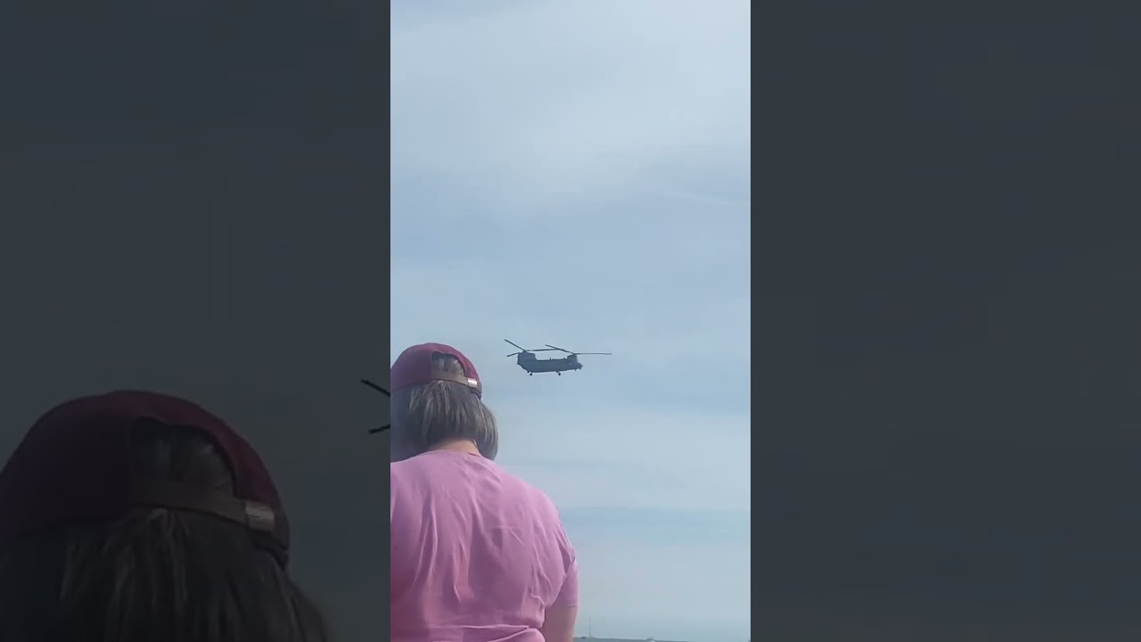 Chinook blade slap! What a sound!! 