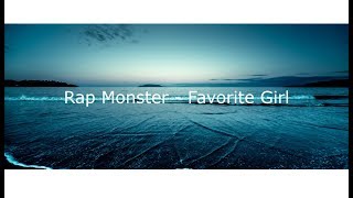 Rap Monster – Favorite Girl [ENG SUB] pre debut