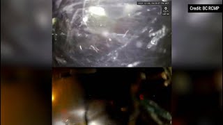 Raw Video Tow Truck Becomes Ramp For Tractor Trailer In Horrific Police Footage