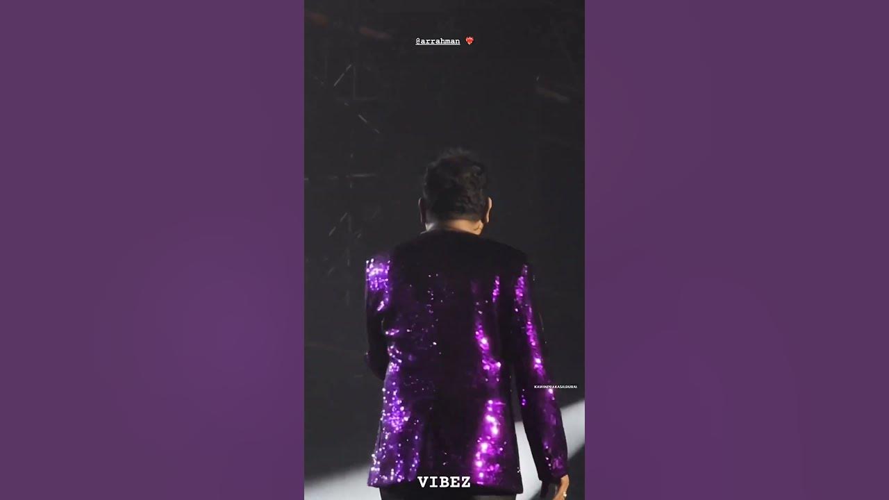 Mustafa mustafa don’t worry mustafa…#arrahman #live #concert #vibes #classic #love #cinema