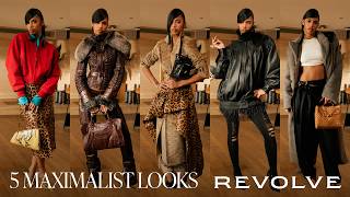 How Sierra Rena Styles Bold, Statement-Making Outfits | 5 Maximalist Looks | REVOLVE