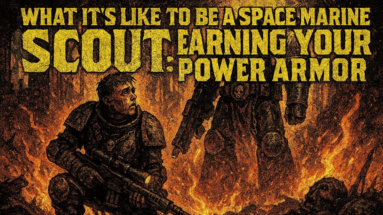 What It's Like To Be A Space Marine Scout Earning Your Power Armor In Warhammer 40K