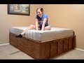 How to Build a Queen Size Bed With Drawer Storage