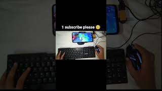 PC ❌ mini mobile setup✅mobile connect with keyboard and mouse #freefiregamplay#viralshort #tranding