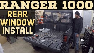 Polaris Ranger 1000 Rear Window Install