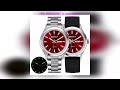 A must-have product! BERNY Men Watch Luminous Week Date Calendar Quartz watches for Men Stainless