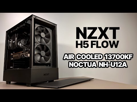 NZXT H5 Flow Air Cooled 13700K PC Build | Noctua NH-U12A | All Noctua Fans