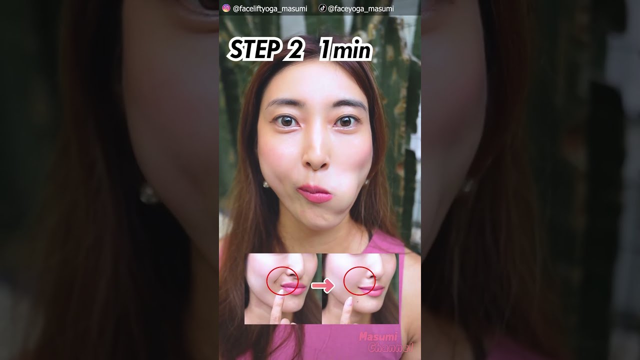 5 Laugh Lines Removal Stretch Face Lift Exercise For Nasolabial Folds Smile Wrinkles Shorts