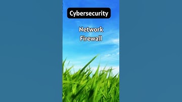 Cybersecurity Definition #5 - Network Firewall #shorts #short #firewall #network