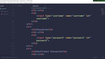Program Sederhana (Login,Session,CRUD,logout)
