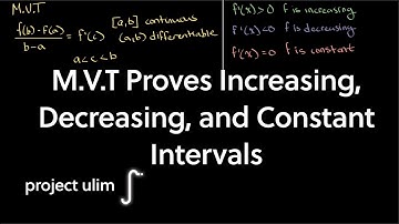 Consequences of the Mean Value Theorem | Single Variable Calculus | Project Ulim