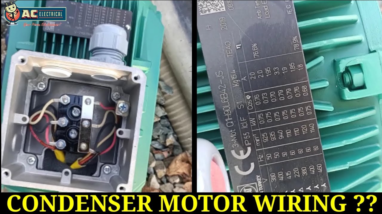 3Ph Package Ac Condenser Motor Wiring Practical Video ?? YouTube