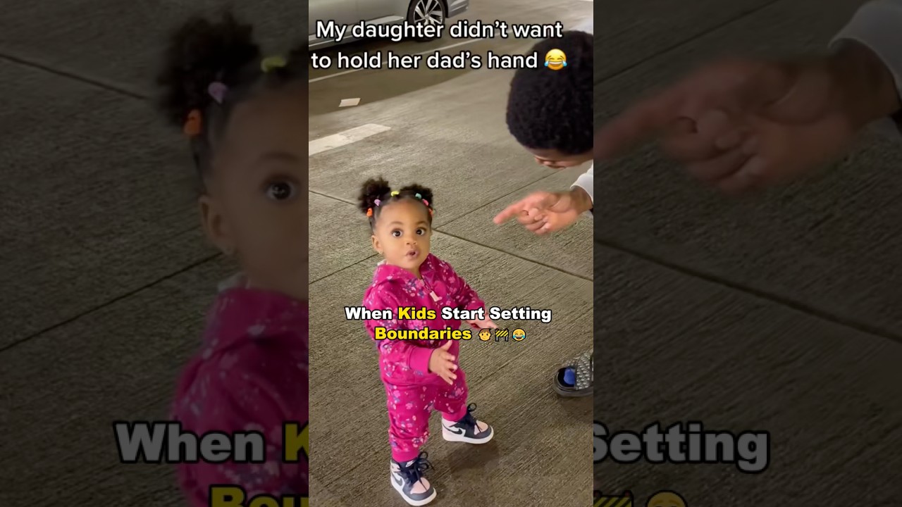 When kids start setting boundaries 😂#funnybaby #toddlers #funny #familyfun #foryou