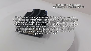 Foxboro Invensys Fault-Tolerant FCP270 Field Control Processor