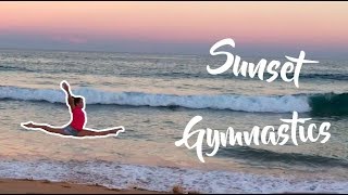 Sunset Gymnastics Gymnastics On The Beach