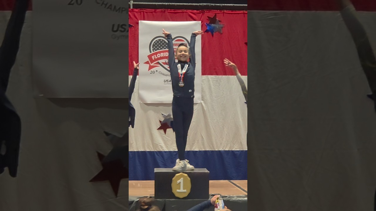 Her journey on vault 🏆 third highest score among ALL level 4s in FL 🥇