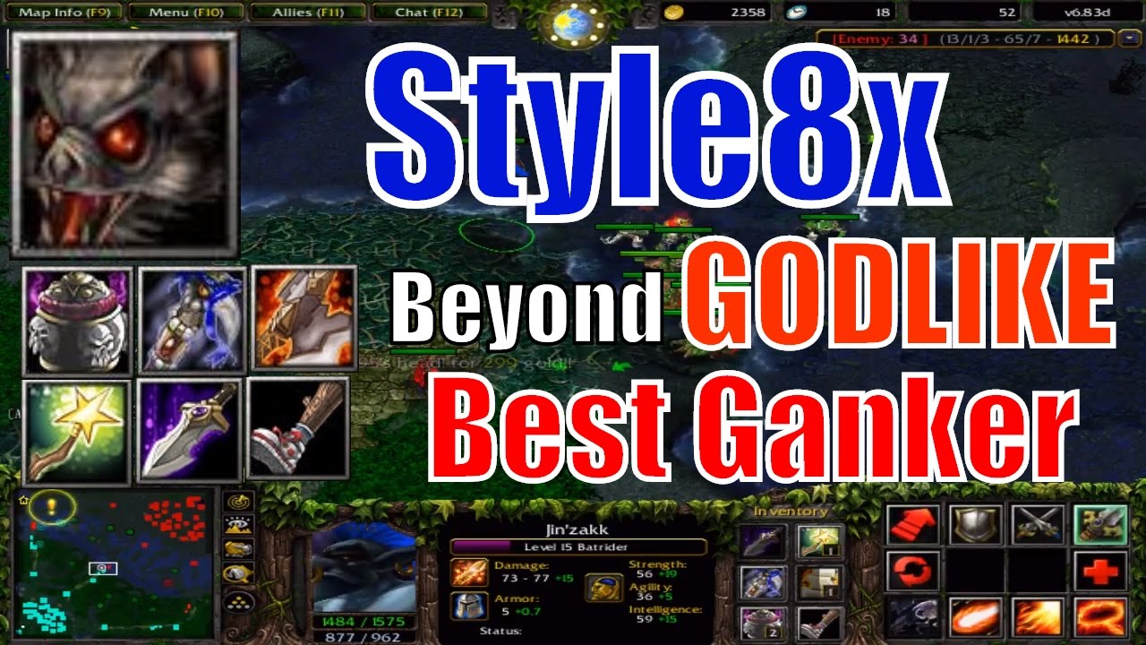 DotA 1 Batrider Beyond Godlike Best Ganker-DotA 6.83d Style8x