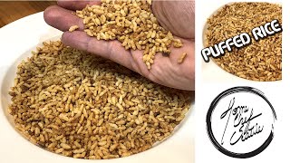How to Make PUFFED RICE  Hot Salt Frying