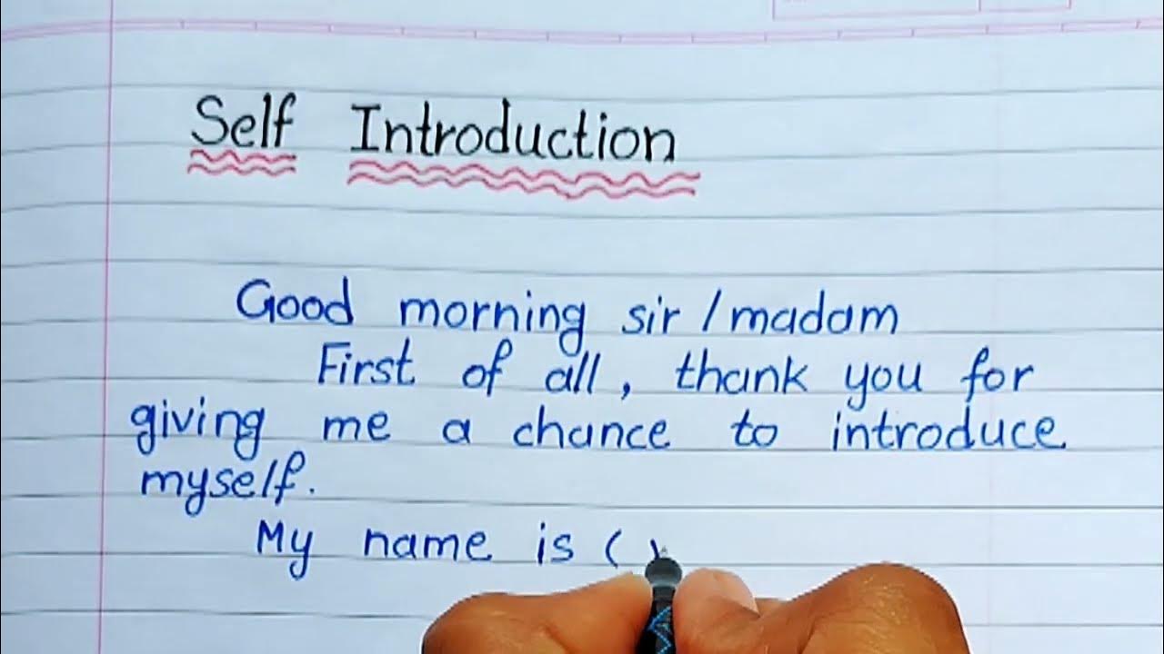 Self Introduction For Interview|How To Introduce Yourself In Interview ...