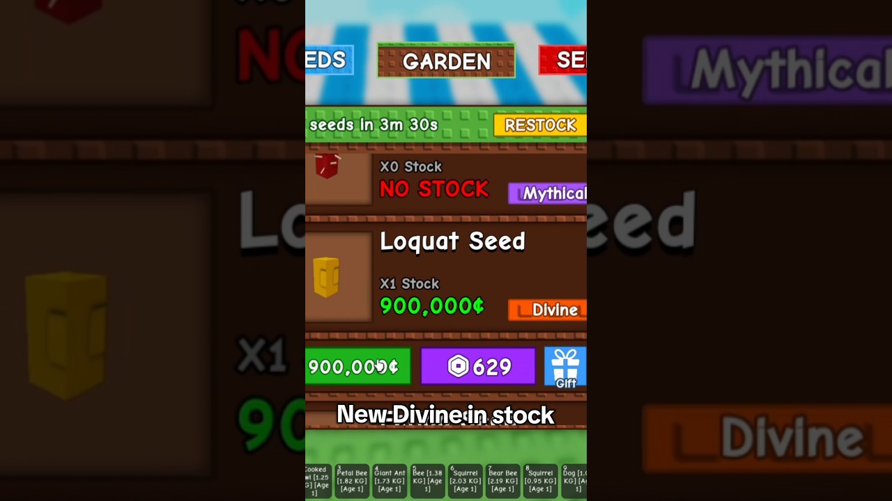 New Divine Loquat Seed in stock 🤑 (Grow a Garden) 