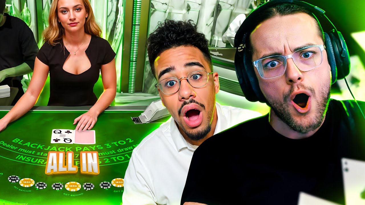 UNE SESSION BLACKJACK INCROYABLE AVEC NEVERSAYYES !😤(100% BLACKJACK)