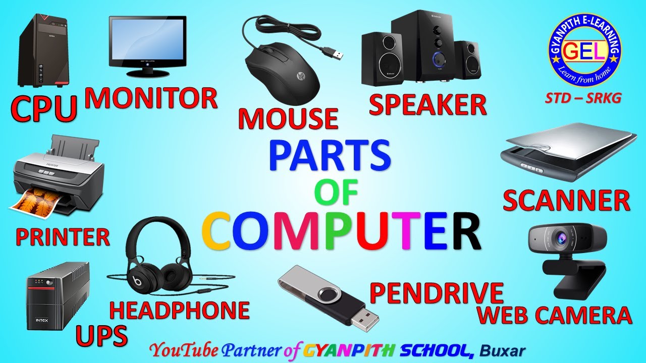 Parts Of Computer - Computer Parts for Kids - Learn Computer Parts - YouTube