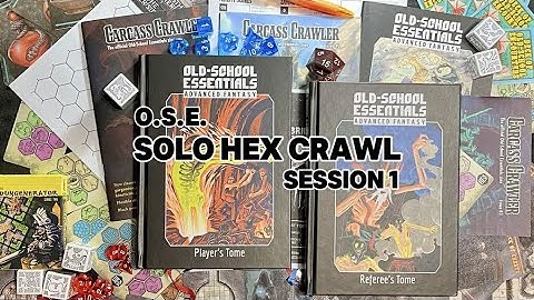 Old-School Essentials - Solo Hex Crawl - Session 1