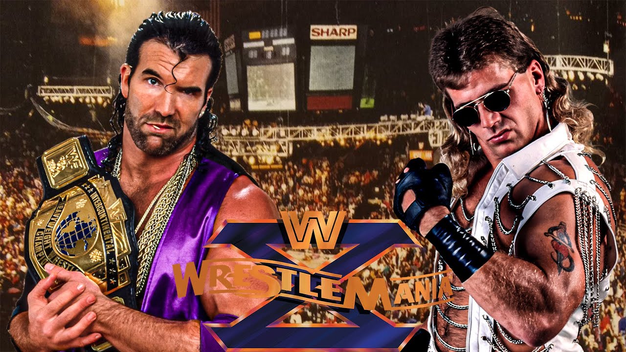 LADDER MATCH! Razor Ramon vs. Shawn Michaels WrestleMania X (WWE