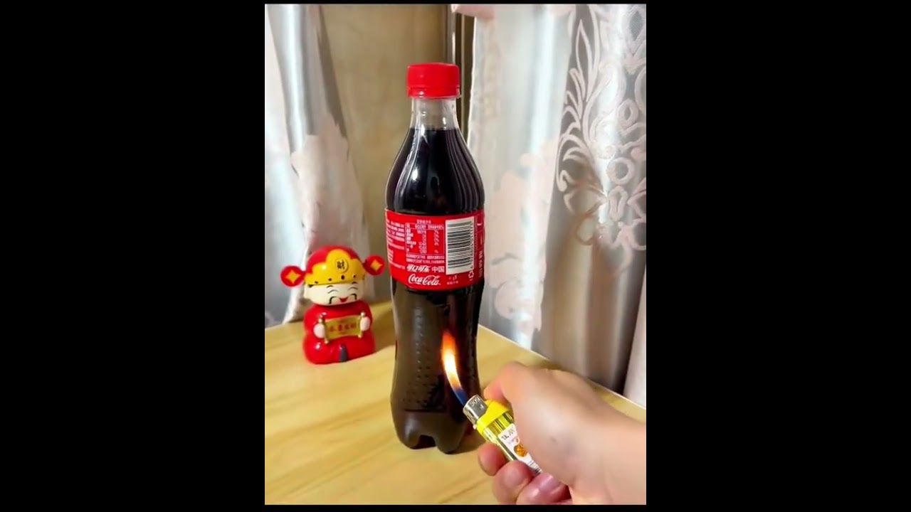 what happens when you try to burn coke 