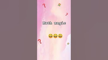 Magic with numbers| number tricks | smart learning #shortsvideo #math #mathtricks #numbergames