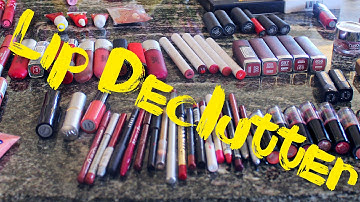 Makeup Declutter Series 2016: Lip Products (Part 3)