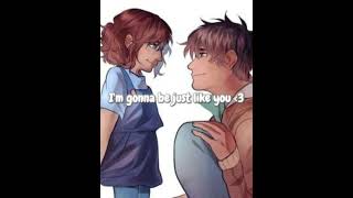 Estelle wants to be like her big brother 😂