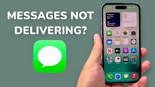 How To Fix iPhone Messages Not Delivering Profile