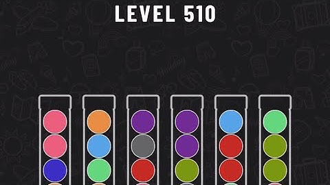 Ball Sort Puzzle Level 510 #ballsortpuzzle #ballsortpuzzlegameplay #puzzlegame #mobilegames
